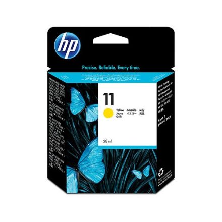 HP 11 Yellow Ink Cartridge 28ml (C4838A)