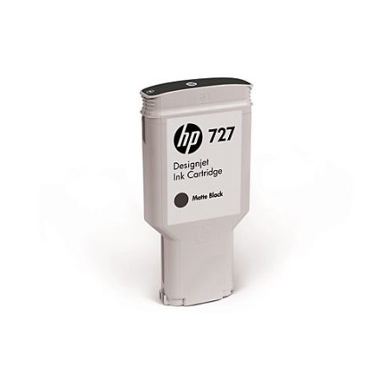 HP 727 Matte Black Designjet Ink Cartridge 300ml (C1Q12A)