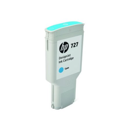 HP 727 Cyan Black Designjet Ink Cartridge 300ml (F9J76A)