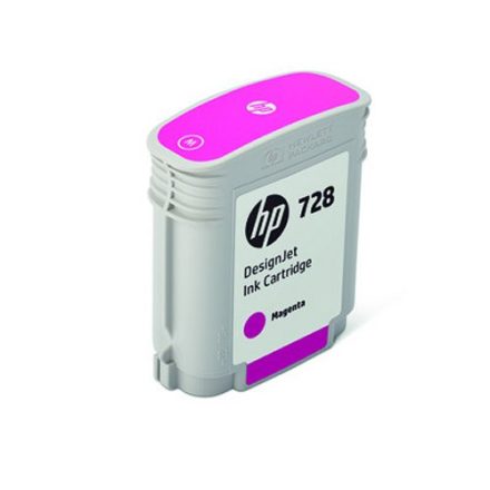 HP 728 Magenta Designjet Ink Cartridge 40ml (F9J62A)