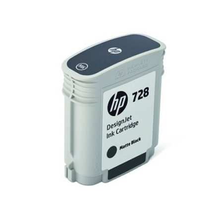 HP 728 Matte Black Designjet Ink Cartridge 69ml (F9J64A)