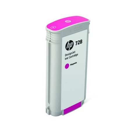 HP 728 Magenta Designjet Ink Cartridge 130ml (F9J66A)