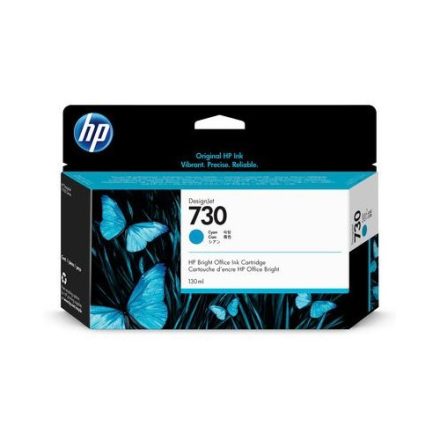 HP 730 Cian Ink Cartridge 130ml (P2V62A)