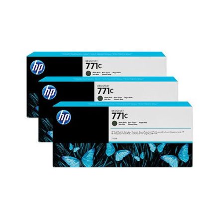 HP 771C Matte Black Ink Cartridge Multipack (B6Y31A)