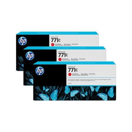 HP 771C Chromatic Red Ink Cartridge Multipack (B6Y32A)