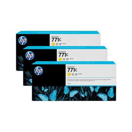 HP 771C Yellow Ink Cartridge Multipack (B6Y34A)