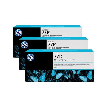 HP 771C Photo Black Ink Cartridge Multipack (B6Y37A)