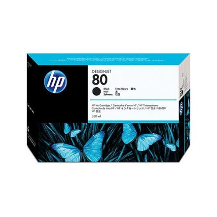 HP 80 Black Ink Cartridge 350ml (C4871A)