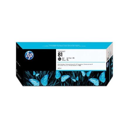 HP 81 Dye Black ink cartridge 680ml (C4930A)