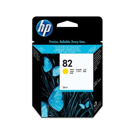 HP 82 Yellow Ink Cartridge 28ml (CH568A)