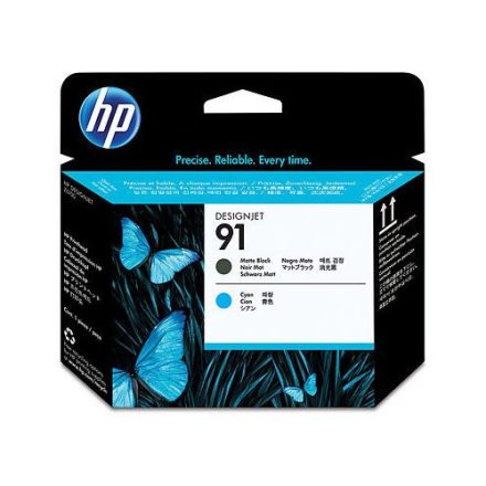 HP 91 Matte Black and Cyan Printhead (C9460A)