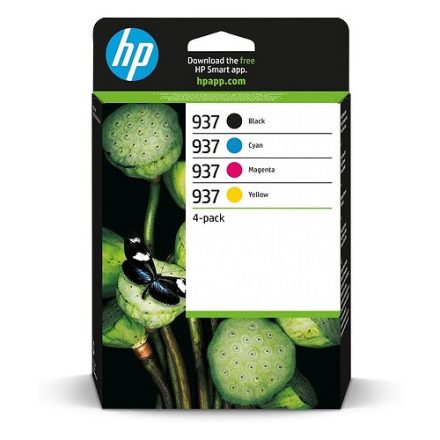 HP 937 Cian/Magenta/Yellow 4-pack Ink Cartridges (6C400NE)