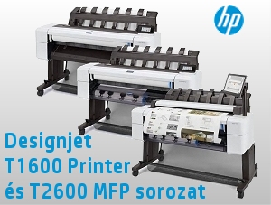 A HP Designjet T1600 Printer és a Designjet T2600 MFP sorozat